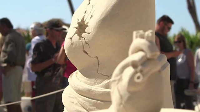 Độc đáo cuộc thi điêu khắc cát tại bang Florida, Mỹ - Ảnh 3.
