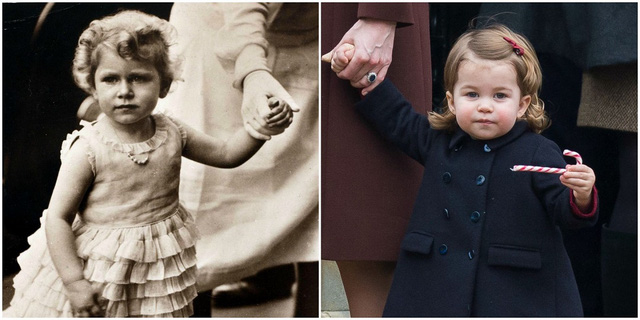 Khám phá thú vị: Công chúa Charlotte là bản sao của Nữ hoàng Elizabeth - Ảnh 1.