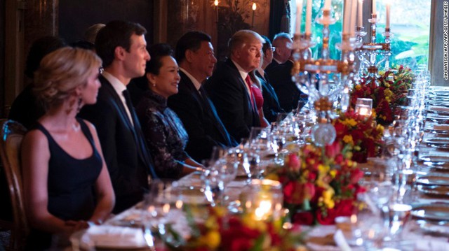 Cận cảnh yến tiệc thiết đãi Chủ tịch Trung Quốc của Tổng thống Trump - Ảnh 7.