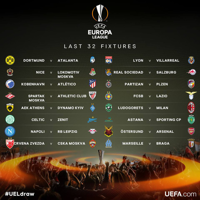 Arsenal và Milan dễ thở ở vòng 1/16 Europa League - Ảnh 4.