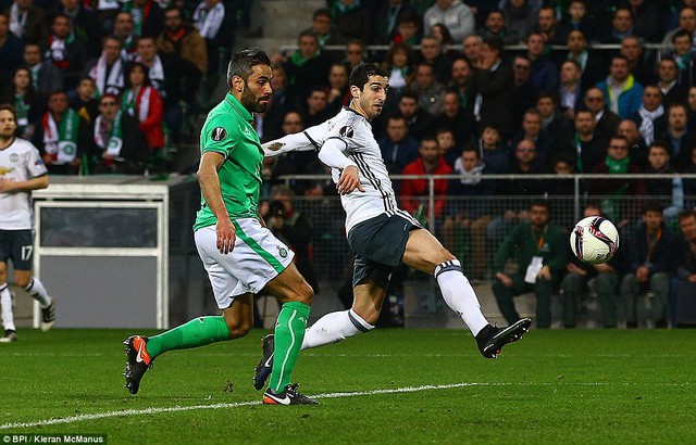 Mkhitaryan ghi bàn duy nhất giúp Man Utd tiến vào vòng 1/8 Europa League - Ảnh 1.