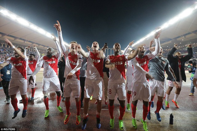 Kết quả vòng 1/8 Champions Leauge sáng 16/3: Monaco 3-1 Man City, Atletico Madrid 0-0 Leverkusen - Ảnh 1.