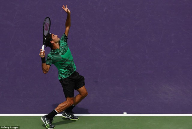 Ảnh: Roger Federer đánh bại Nadal để giành ngôi vô địch Miami mở rộng 2017 - Ảnh 10.