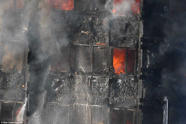 Kinh hoàng hiện trường vụ cháy tòa tháp tại London - Ảnh 3.