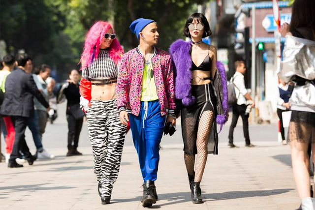 Chân dài Vietnams Next Top Model nổi bần bật trong phong cách thời trang đường phố - Ảnh 7.
