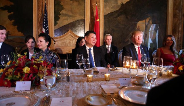 Cận cảnh yến tiệc thiết đãi Chủ tịch Trung Quốc của Tổng thống Trump - Ảnh 5.