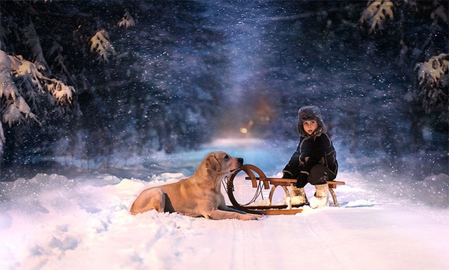 Bộ ảnh tuyệt đẹp về tình bạn của trẻ thơ và động vật - Ảnh 6.