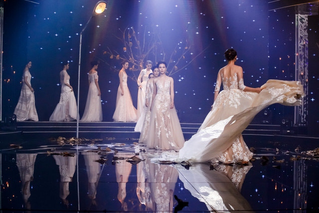 Thí sinh Vietnams Next Top Model diện váy cưới trong màn trình diễn đặc biệt - Ảnh 7.