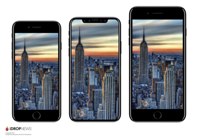 iPhone 8 lộ thiết kế mặt trước: Không viền màn hình, không phím Home - Ảnh 1.