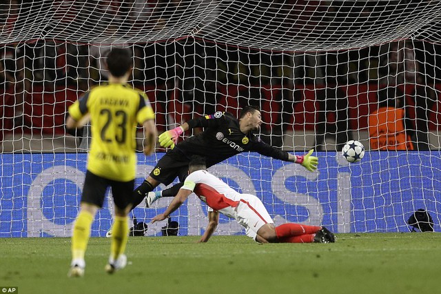 Tứ kết lượt về Champions League: Monaco 3 - 1 Dortmund: Trận đấu đẹp mắt - Ảnh 3.
