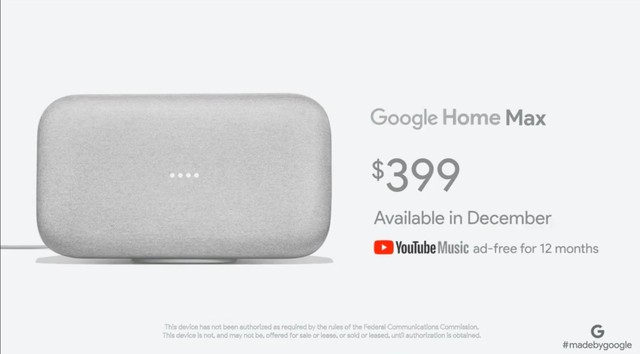Loa thông minh Google Home Max sẽ lên kệ vào ngày 11/12? - Ảnh 1.