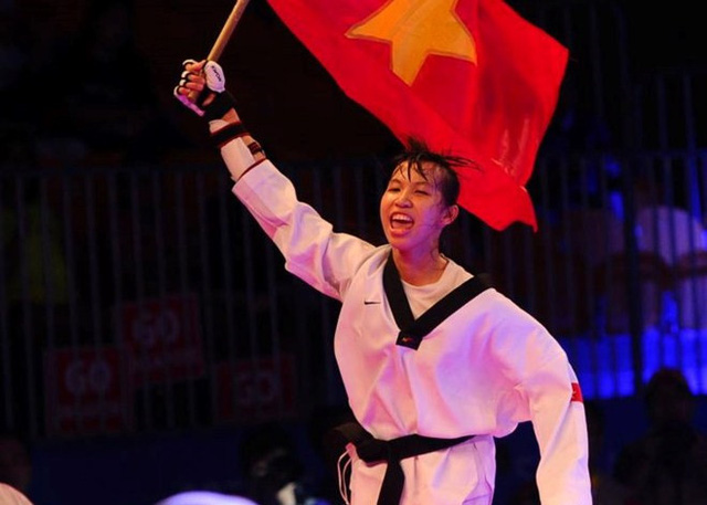 Trương Thị Kim Tuyền giành HCB Taekwondo thế giới đầu tiên cho đoàn Việt Nam - Ảnh 1.