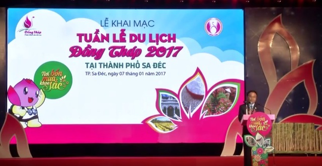 Khai mạc Tuần lễ Du lịchNơi bốn mùa khoe sắc tỉnh Đồng Tháp - Ảnh 1.