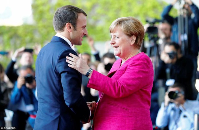 Tổng thống Pháp hội kiến Thủ tướng Đức - Ảnh 1.