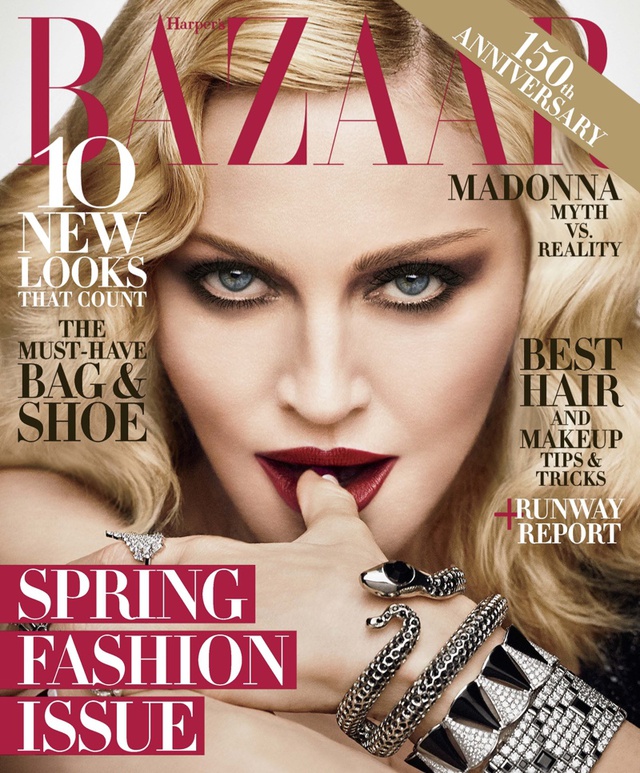 Madonna dữ dội trên Harpers Bazaar - Ảnh 5.