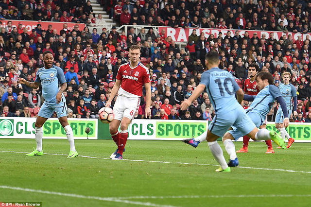 Tứ kết FA Cup: Middlesbrough 0 - 2 Man City, Pep Guardiola trở lại Wembley - Ảnh 1.