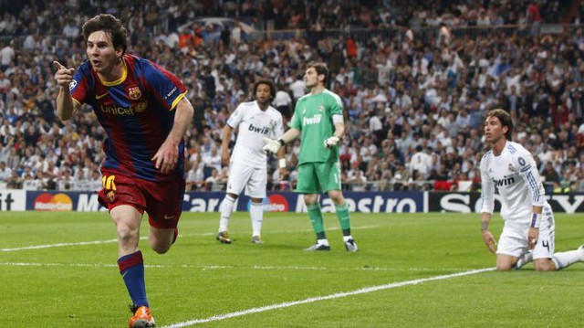 Messi ghi bàn ở Bernabeu nhiều hơn ở Camp Nou - Ảnh 1.