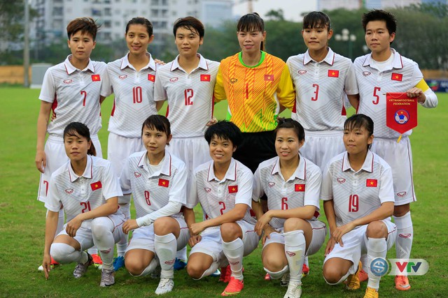 Ảnh: ĐT nữ Việt Nam vượt qua Myanmar, giành vé dự VCK Giải vô địch bóng đá nữ châu Á 2018 - Ảnh 1.