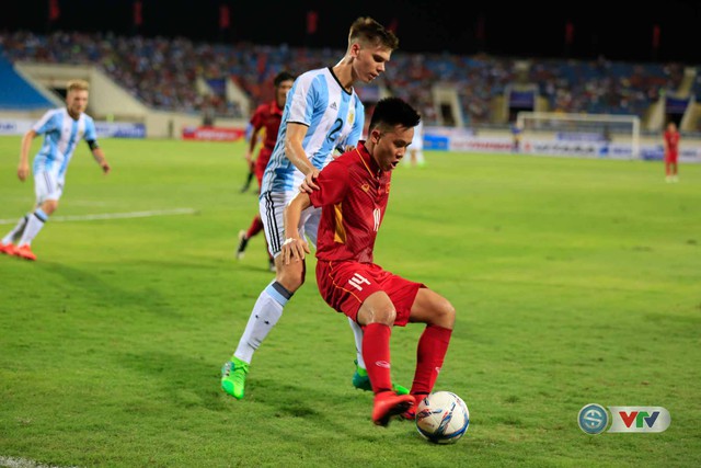 Ảnh: Những khoảnh khắc ấn tượng trong trận giao hữu U22 Việt Nam - U20 Argentina - Ảnh 11.