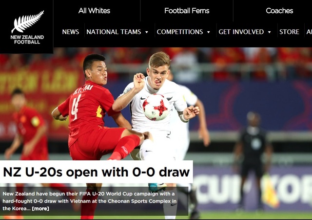 Truyền thông thế giới nói gì về trận đấu giữa U20 Việt Nam và U20 New Zealand? - Ảnh 2.