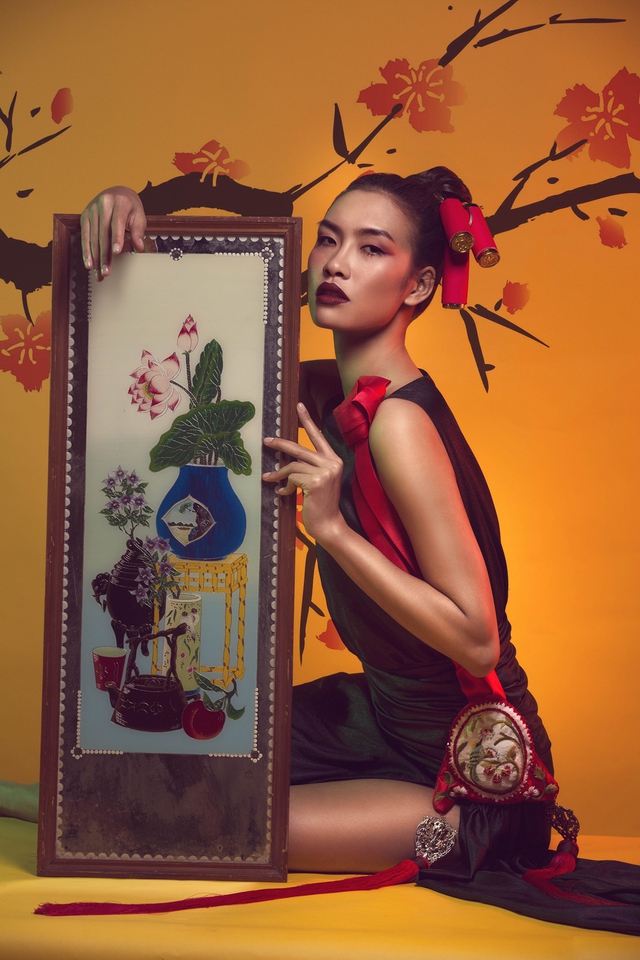 Bộ ba quán quân Vietnams Next Top Model quyến rũ trong bộ ảnh Tết - Ảnh 4.