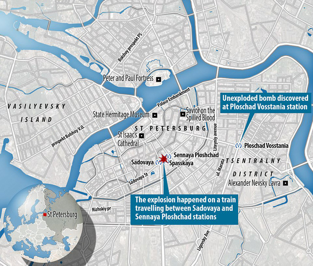 Hiện trường tang thương sau vụ tấn công khủng bố ở tàu điện ngầm Nga - Ảnh 14.
