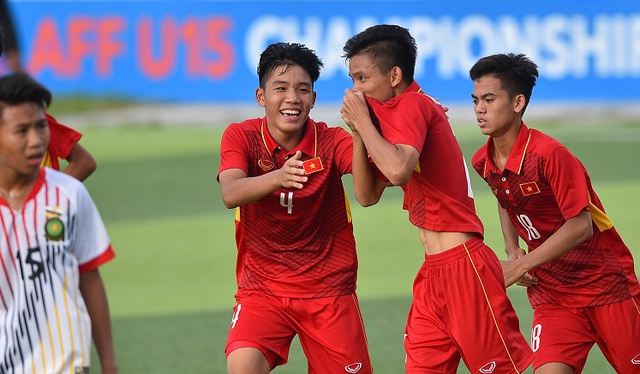 U15 Việt Nam thắng trận thứ hai liên tiếp tại Giải vô địch U15 Đông Nam Á 2017 - Ảnh 1.