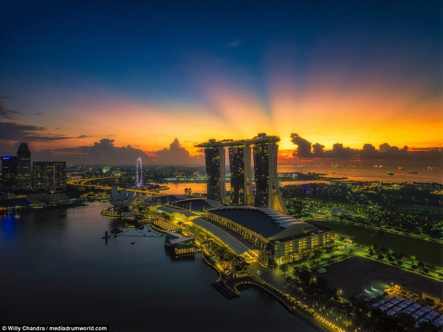 Singapore lạ mà quen khi nhìn từ trên cao - Ảnh 12.