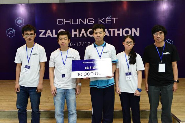 Học sinh cấp 3 giành giải cao ở Zalo Hackathon 2017 - Ảnh 7.