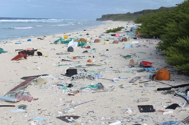 Đẹp đẽ là vậy mà hòn đảo này phải hứng chịu số lượng rác thải khổng lồ - Ảnh 1.