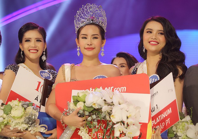 Hoa hậu Đại dương Việt Nam 2017 bác tin mua giải trên sóng VTV - Ảnh 1.