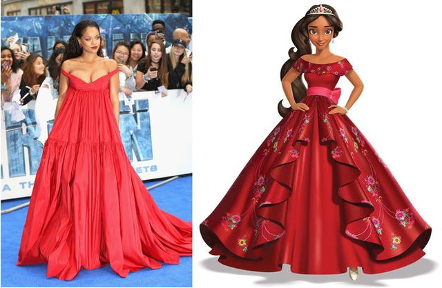 Những lần Rihanna đốn tim khán giả với ngoại hình tựa công chúa Disney - Ảnh 9.