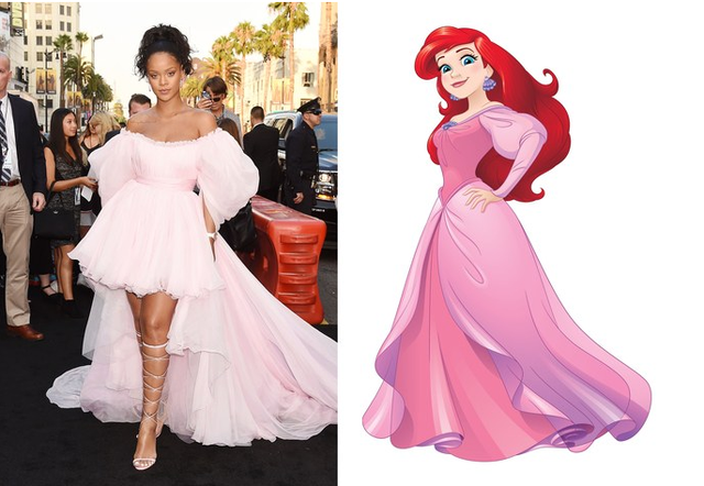 Những lần Rihanna đốn tim khán giả với ngoại hình tựa công chúa Disney - Ảnh 4.