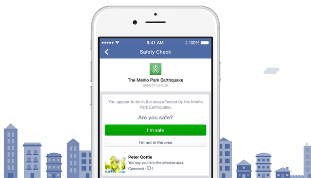 Facebook cập nhật tính năng kiểm tra an toàn khi thiên tai hay khủng bố xảy ra - Ảnh 1.