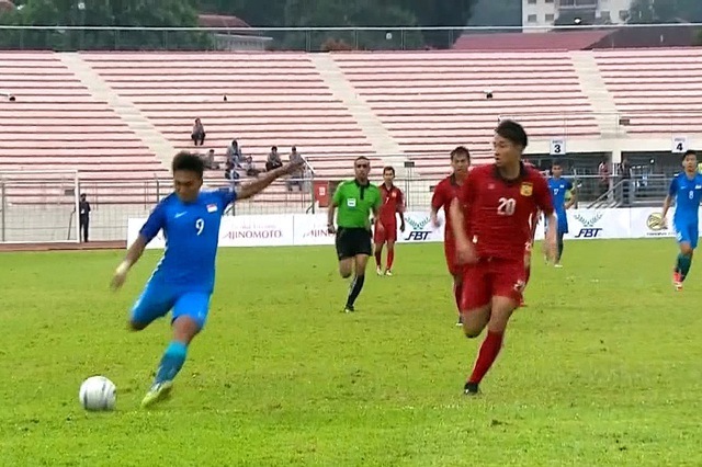 VIDEO: Đánh bại U22 Lào, U22 Singapore có chiến thắng đầu tiên - Ảnh 1.