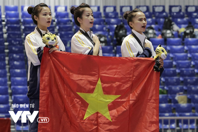 Lính mới xinh đẹp của Taekwondo Việt Nam cạn lời vì tấm HCV SEA Games 29 - Ảnh 1.