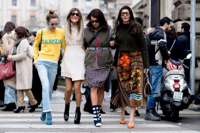 Street style - Điểm nhấn ấn tượng tại các tuần lễ thời trang quốc tế - Ảnh 3.