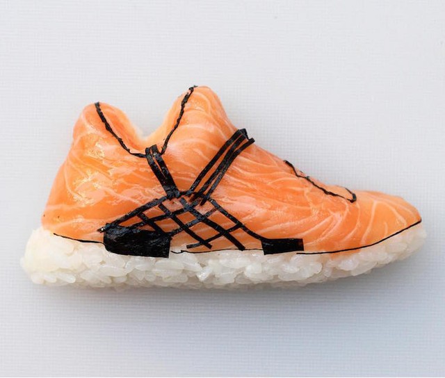 Sushi độc đáo biến hình thành giày dép - Ảnh 4.