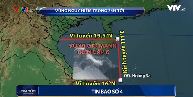 VTV cập nhật từng giờ thông tin về bão số 4 - Ảnh 1.
