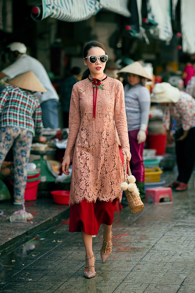 Yến Trang - Yến Nhi dạo phố với thời trang cách tân - Ảnh 4.