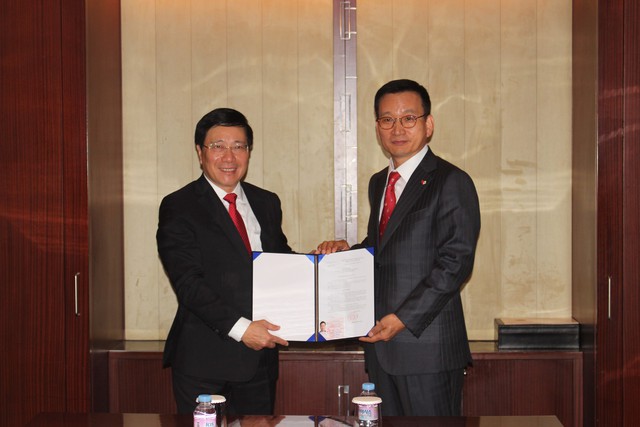 Phó Thủ tướng, Bộ trưởng Bộ Ngoại giao Phạm Bình Minh thăm chính thức Hàn Quốc - Ảnh 2.