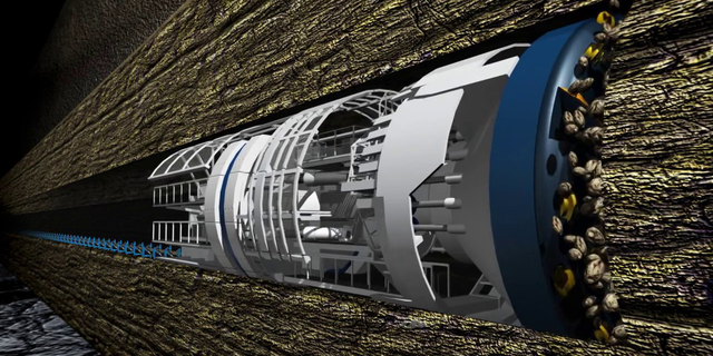 Tỷ phú Elon Musk thử nghiệm đường hầm 3D tại Los Angeles - Ảnh 2.