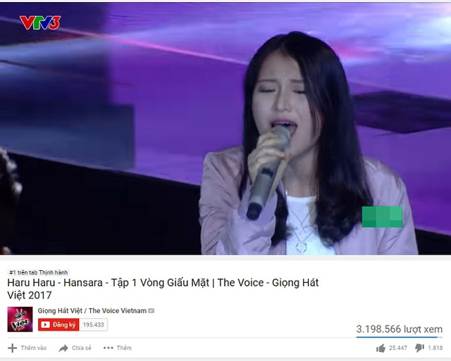 Giọng hát Việt: Video cô gái 16 tuổi hát Haru Haru đạt triệu view trên Youtube - Ảnh 1.