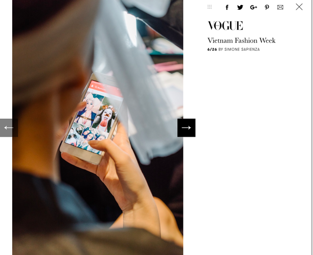 Tuần lễ thời trang Quốc tế Việt Nam Xuân Hè 2017 xuất hiện hoành tráng trên Vogue Ý - Ảnh 6.
