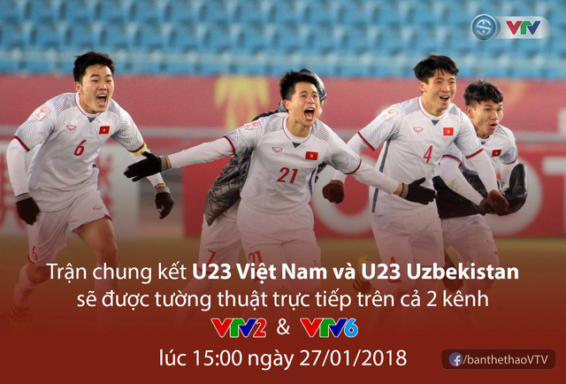 Chung kết U23 châu Á, U23 Việt Nam – U23 Uzbekistan: Thời khắc của lịch sử (15h00 hôm nay, 27/1 trên VTV2 & VTV6) - Ảnh 1.