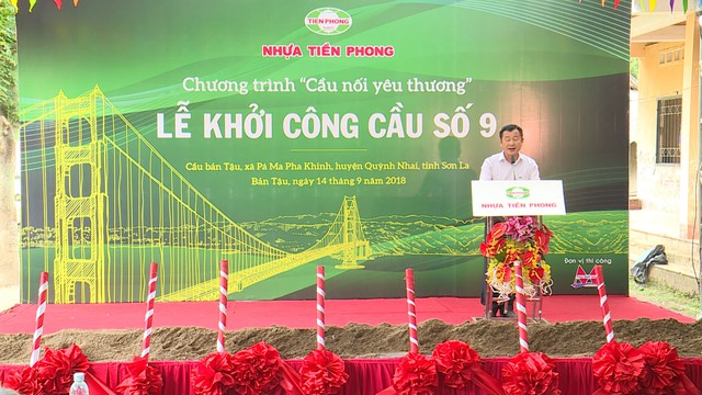 Khởi công xây dựng cây cầu dân sinh 2 tỷ đồng tại Sơn La - Ảnh 1.