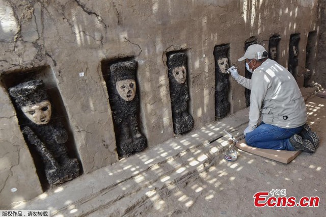 Phát hiện nhiều tượng gỗ cổ 800 năm tuổi tại Peru - Ảnh 5.