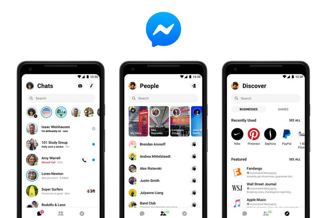 Facebook thay áo mới cho ứng dụng Messenger - Ảnh 2.
