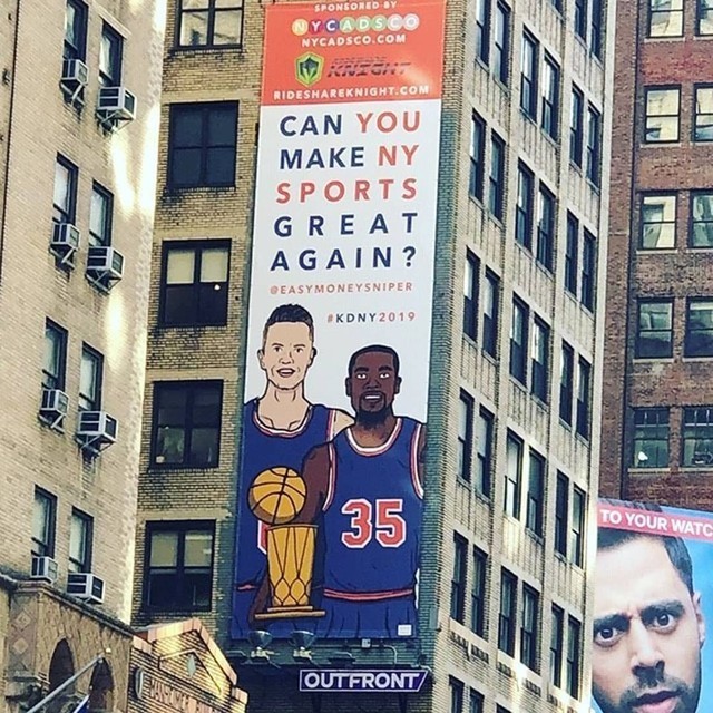 New York Knicks khởi động chiến dịch Durant’s decision - Ảnh 1.