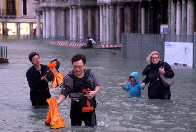 Chùm ảnh: Choáng Venice những ngày phố cũng như sông - Ảnh 13.